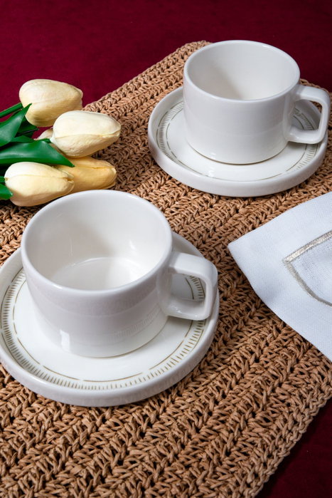 Hermia Mimoza Juego de tazas de té de 4 piezas Multicolor